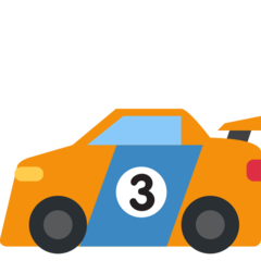 Twitter racing car emoji image