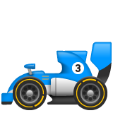 Whatsapp racing car emoji image