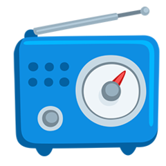 Facebook Messenger radio emoji image