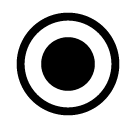 SoftBank radio button emoji image