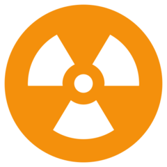 Twitter radioactive sign emoji image