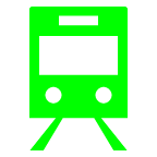au by KDDI railway car emoji image