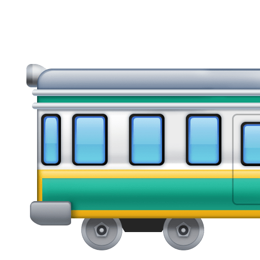 Facebook railway car emoji image