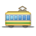 LG railway car emoji image