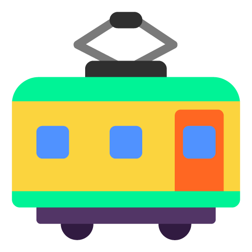 Microsoft railway car emoji image