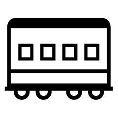 Noto Emoji Font railway car emoji image