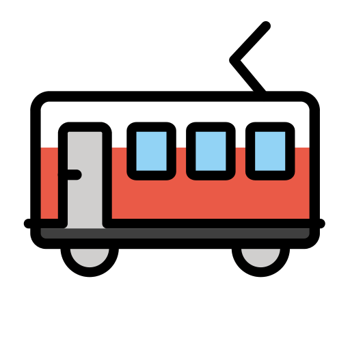 Openmoji railway car emoji image