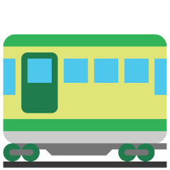 Skype railway car emoji image