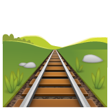 Whatsapp railway track emoji image