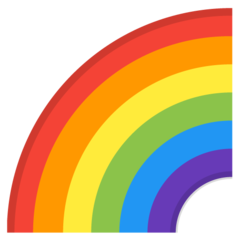 Google rainbow emoji image