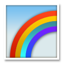 LG rainbow emoji image