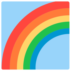 Mozilla rainbow emoji image