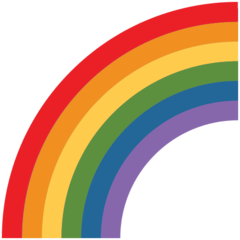 Twitter rainbow emoji image