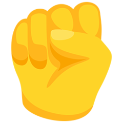 Facebook Messenger raised fist emoji image