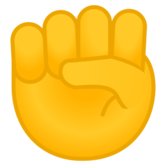 Google raised fist emoji image