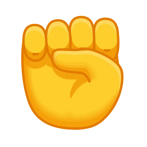 Telegram raised fist emoji image