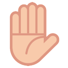 HTC raised hand emoji image