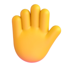 Microsoft Teams raised hand emoji image
