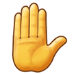 Samsung raised hand emoji image