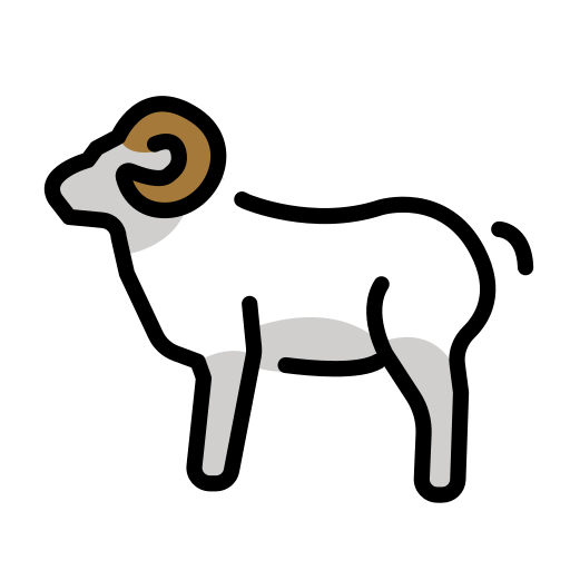 Openmoji ram emoji image