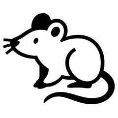 Noto Emoji Font rat emoji image