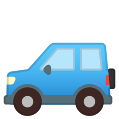 Google recreational vehicle emoji image