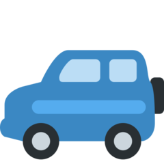 Twitter recreational vehicle emoji image