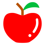 Docomo red apple emoji image