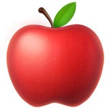 IOS/Apple red apple emoji image