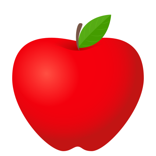 JoyPixels red apple emoji image