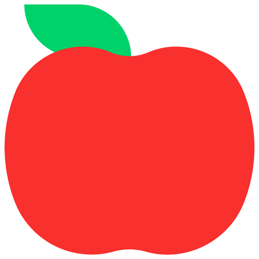 Microsoft red apple emoji image