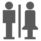 au by KDDI restroom emoji image