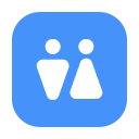 Toss restroom emoji image