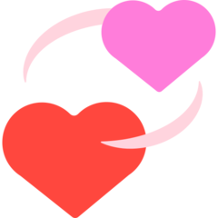 Mozilla revolving hearts emoji image