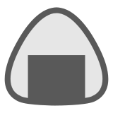 Docomo rice ball emoji image