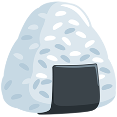Facebook Messenger rice ball emoji image
