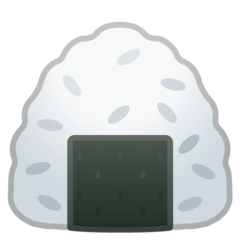 Google rice ball emoji image