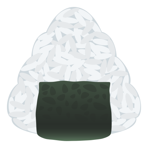 JoyPixels rice ball emoji image