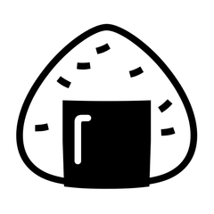 Noto Emoji Font rice ball emoji image