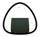 SoftBank rice ball emoji image