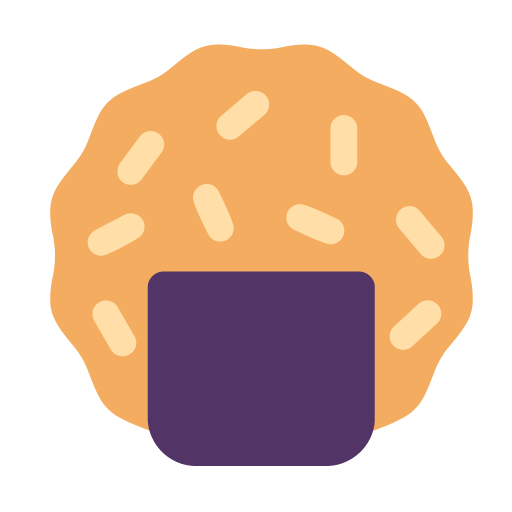 Microsoft rice cracker emoji image