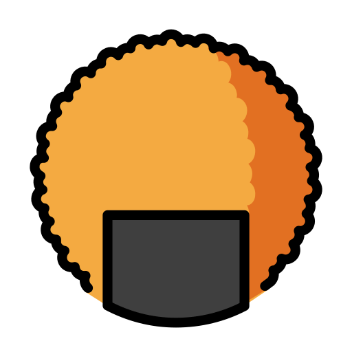 Openmoji rice cracker emoji image