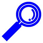 au by KDDI right-pointing magnifying glass emoji image