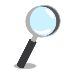 Emojidex right-pointing magnifying glass emoji image