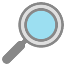 HTC right-pointing magnifying glass emoji image
