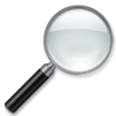 LG right-pointing magnifying glass emoji image