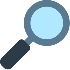 Mozilla right-pointing magnifying glass emoji image