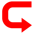 au by KDDI rightwards arrow with hook emoji image