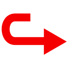 Emojidex rightwards arrow with hook emoji image