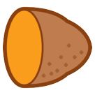 HTC roasted sweet potato emoji image